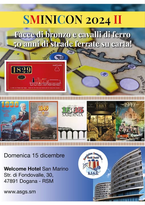 Dicembre 2024: SMiniCon II – 18XX & C.