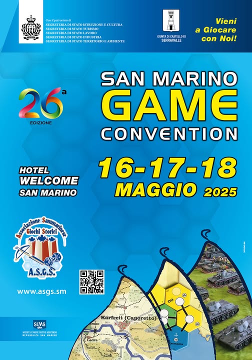 SAN MARINO GAME CONVENTION 2025 – Ci siamo!!